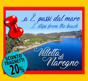 Graziosa Villetta di Naregno a 400 mt dal mare, bel giardino, posto auto e aria condizionata Capoliveri